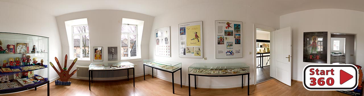 Struwwelpeter-Museum 3. Stock, Ausstellung und Spielbereich